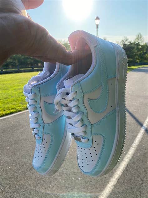 air force mit baby blau nike zeichen|Nike Air Force 1.